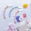 Silicone Pacificier Clip Soother Chain à croquer des dents